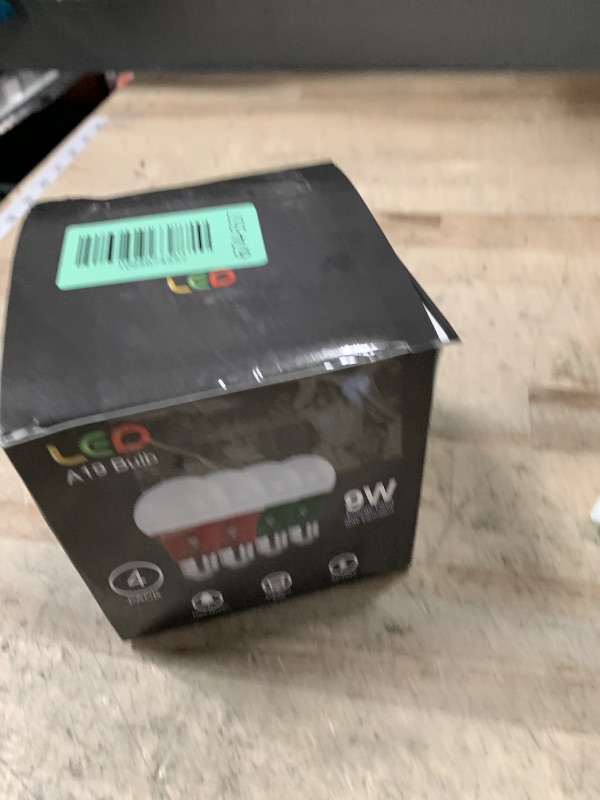 Photo 1 of 4 Pack LED Red and Green Light Bulbs - 120V E26 Base 9 Watt (60-watt Replacement) - Red and Green Bulbs for Party Decoration, Porch, Home Lighting, Christmas 4 Pack