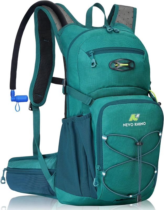 Photo 1 of (missing bladder)  NEVO RHINO Hydration Backpack, 18L Multipurpose Hiking Backpack with 3L Water Bladder