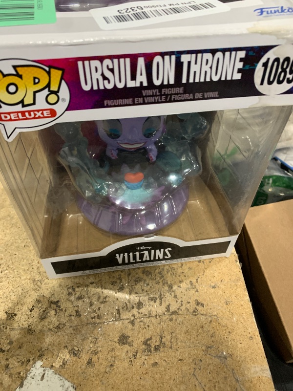 Photo 1 of ***PACKAGING DAMAGED*** Funko Pop! Deluxe: Disney Villains - Ursula on Throne
