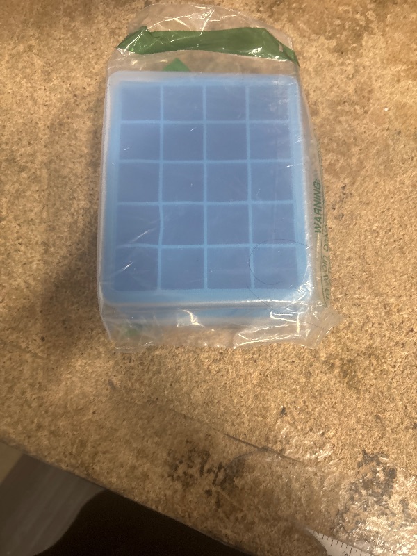 Photo 1 of 1 Tbsp Silicone Freezer Molds - Perfect for Storing Garlic, Herbs, Ginger, Pesto, Tomato Paste, Lemon Juice,Vegetable Purees,Purees and More - Silicone Food Freezer Tray (Blue 2 Pack)