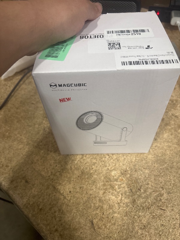 Photo 1 of ?Electric Focus?Magcubic Mini Projector 4K Support, Portable Projector with WiFi 6 and Bluetooth 5.4, Smart Proyector, 5W Soundbase Speaker, 180°Rotation for Home Theater