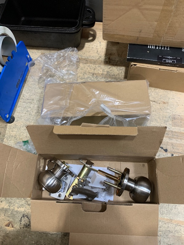 Photo 1 of 2 pack silver door knob