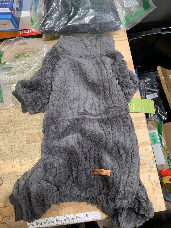 Photo 1 of (EXACT SIZE UNNKNOWN) dog grey onesie