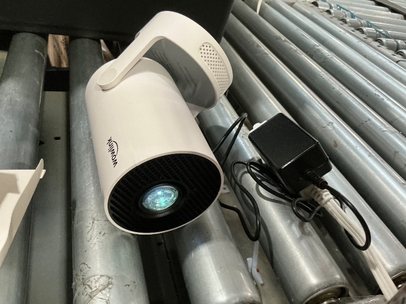 Photo 1 of [Built-in Apps & 2025 Upgraded] Mini Projector with WiFi 6 and Bluetooth 5.4 Support 4K 1080P Auto Keystone 180° Rotatable Projector Portable Compatibile with HDMI/TV Stick/Memory Stick/Laptop, White