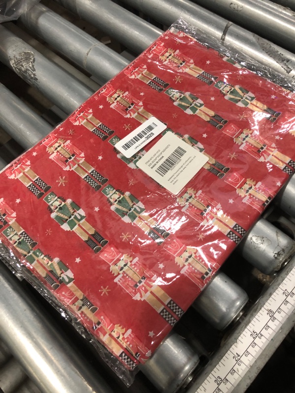 Photo 1 of WRAPAHOLIC Christmas Tissue Paper - 60 Sheets 14 x 20 Inch Christmas Nutcracker Tissue Paper Bulk for Xmas Holiday Birthday Baby Showers Art Craft Party Favor Decoration