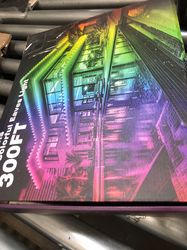 Photo 1 of 300Ft Outdoor LED Strip Lights Waterproof,Music Sync RGB IP68 Outside Led Light Strips Waterproofs with App and Remote,Exterior Led Rope Lights Waterproof for Deck,Balcony,Roof,Garden,Pool