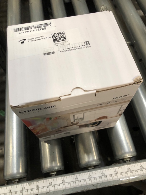 Photo 1 of ?Auto Focus&1080P?Magcubic Mini Smart Projector with 4K Support, Portable Projector with Wifi and Bluetooth, 5W Speaker, Built in Apps, Voice Control, Outdoor Movie Projector