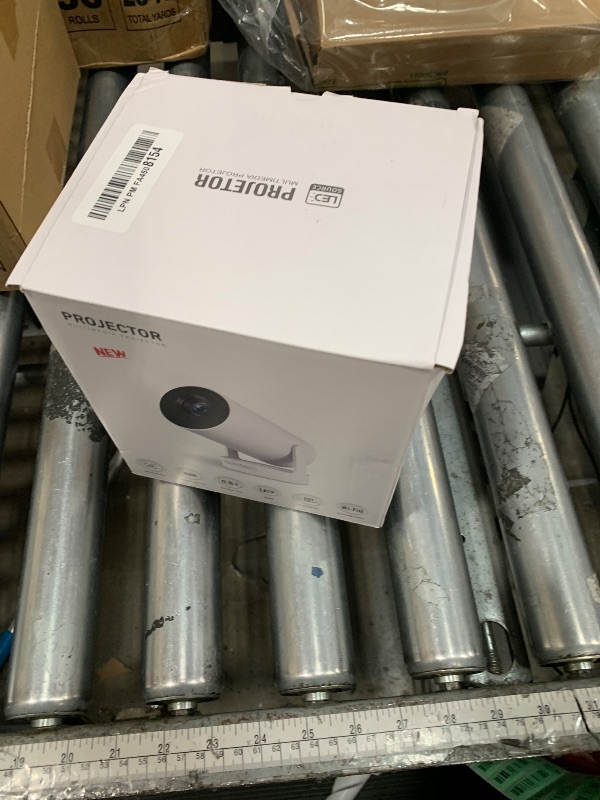 Photo 1 of ?Electric Focus?Mini Projector, Projector 4K 1080P Support, 260 ANSI Lumens Projector with Wifi and Bluetooth, Upgrade Smart Proyector, 5w Speaker, Auto Keystone Correction 35"-130" Screen HY300 Plus