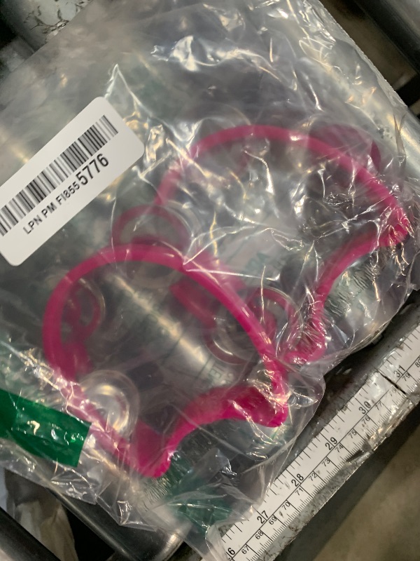 Photo 1 of **Only 2** Vmiapxo 5 Pack Colored Tamborines for Kids, Plastic Hand-held Tambourines with 4 Jingle Bells, Mini Percussion Rhythm Musical Instrument for School, Party