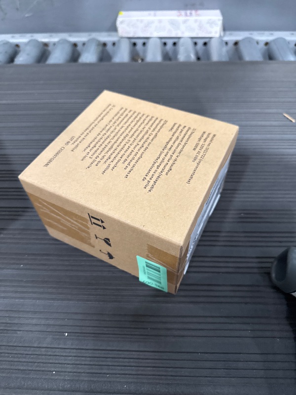 Photo 1 of Amazon Basics Ceramic Space Heater, Mini Heater for Office Desk, Portable Tent Heater for Camping (Indoor Use), 500 W, With Tip-Over Protection, Lightweight (1.4 LBS), Black, 5.87”D x 3.15”W x 5.95”H