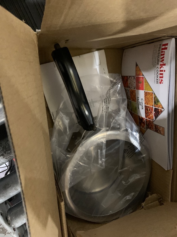 Photo 2 of Hawkins Pressure Cooker, Stainless Steel Inner Lid Cooker, Induction Cooker, Small Cooker, Silver HSS20 2 Litre