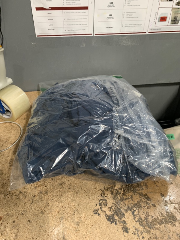 Photo 1 of ******SHEETS ONLY********** Bedsure Linen Queen bed sheets only ** - Linen Cotton Blend Bedding Set, Soft & Cozy, 3 Pieces, 1 Duvet Cover 90x90 Inches and 2 Pillowcases, Slate Blue Color Cooling Bedding, Comforter Sold Separately