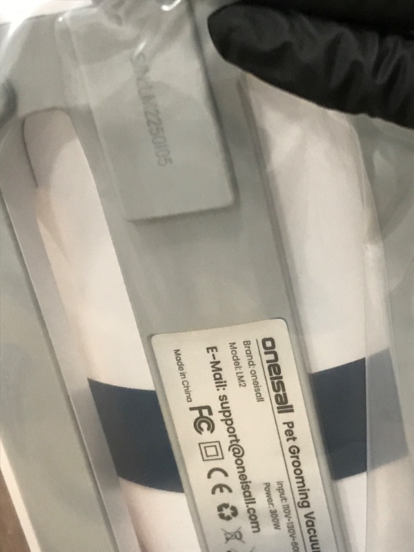 Photo 1 of (SEENOTES) oneisall Dog Grooming Vacuum, Pet Grooming Vacuum with Clipper Nail Grinder, 1.5L Dust Cup Dog deshedding Vacuum Brush with 7 Pet Grooming Tools for Shedding Pet Hair, Home Cleaning(Blue)