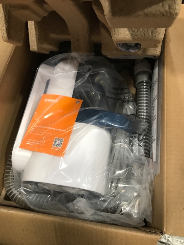 Photo 1 of (SEENOTES) oneisall Dog Grooming Vacuum, Pet Grooming Vacuum with Clipper Nail Grinder, 1.5L Dust Cup Dog deshedding Vacuum Brush with 7 Pet Grooming Tools for Shedding Pet Hair, Home Cleaning(Blue)