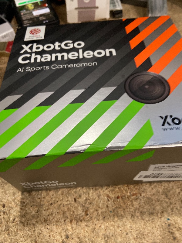 Photo 1 of XbotGo Chameleon AI Auto Sports Action Camera - 4K 60FPS Soccer Camera and Basketball Tracking Camera for Team Sports, Live Streaming, No Subscription, Works with iOS & Android (Lava Graphite)