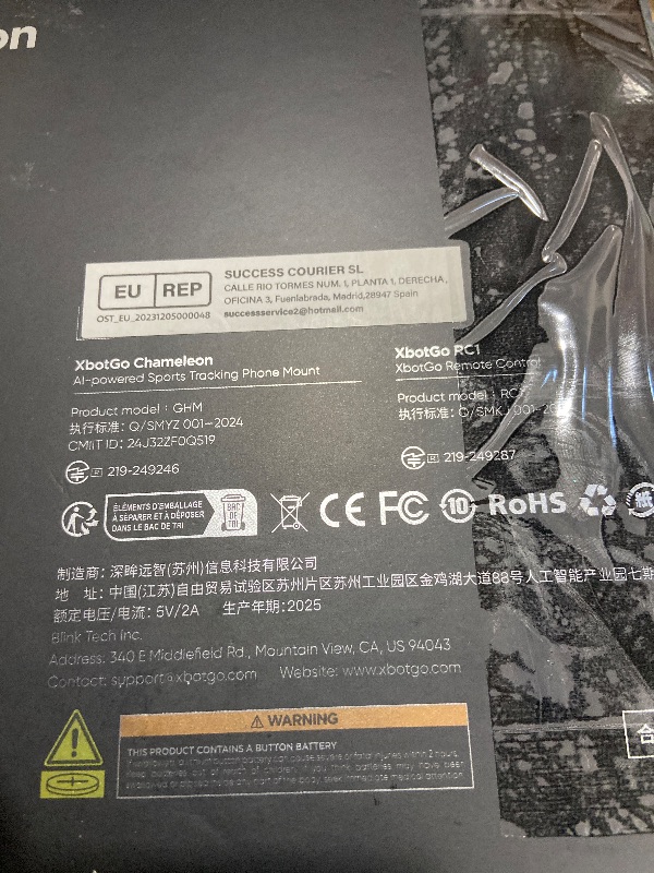 Photo 1 of XbotGo Chameleon AI Auto Sports Action Camera - 4K 60FPS Soccer Camera and Basketball Tracking Camera for Team Sports, Live Streaming, No Subscription, Works with iOS & Android (Lava Graphite)