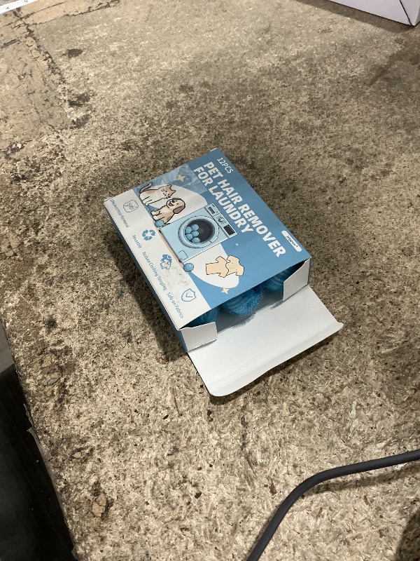 Photo 1 of 12 PCS Pet Hair Remover for Laundry, Reusable Dog & Cat Hair Remover for Laundry, Laundry Pet Hair Catcher for Clothes, Bedding, Won’t Damage Fabrics (Blue)