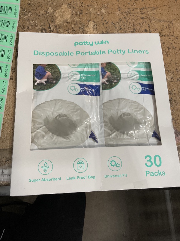 Photo 1 of [30 Counts] Disposable Potty Liners Compatible with OXO Tot 2-in-1 Go Potty, Potty Refill Bags for Toddler Travel, Universal Potty Bags Fit Most Potty Chairs and Travel Potty