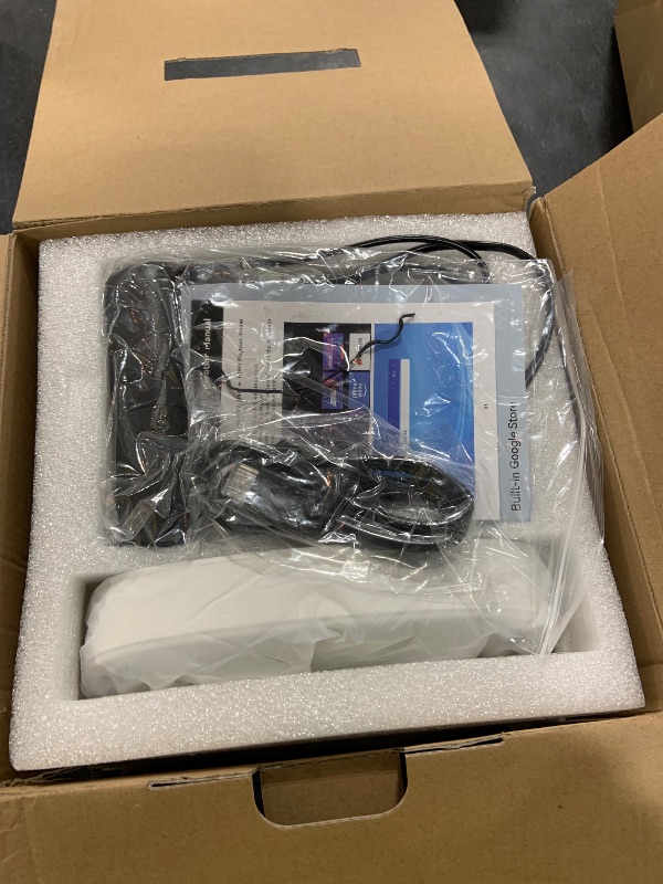 Photo 1 of 4K Projector with WiFi and Bluetooth, 2000 ANSI Outdoor Projectors with Built-in 10,000+ Apps, Bnoe Native 1080P Smart Proyector for Home Theater Movie with Dual Speaker and Voice Control & Auto Focus