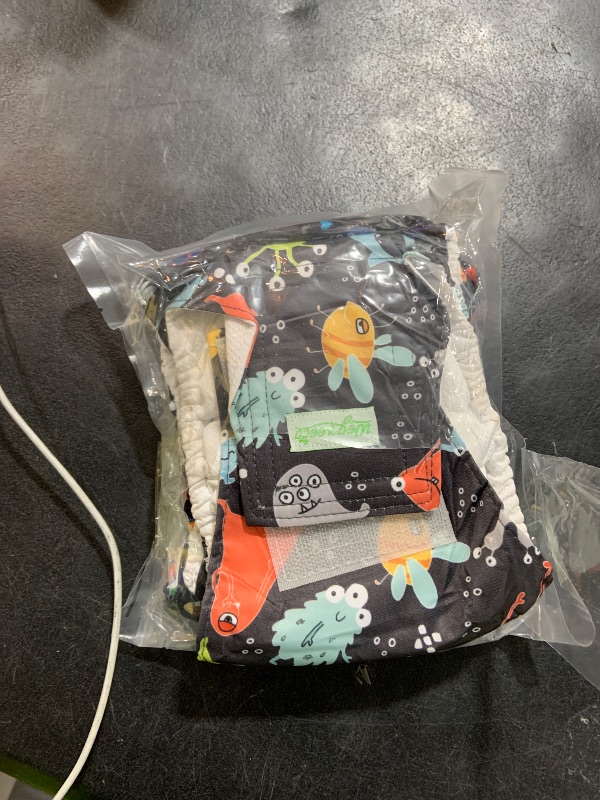 Photo 1 of wegreeco Small Dog Diapers Male,Reusable Belly Bands for Male Dogs,Washable Doggie Puppy Diapers Wraps,Medium Large Size(5 Pack Small)