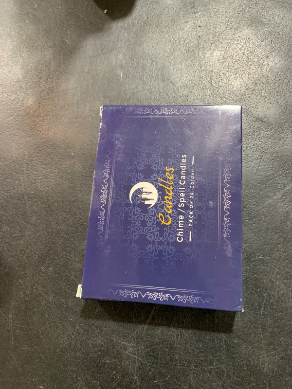 Photo 1 of 24 Pack Golden Spell Chime Candles – Premium Mini Unscented Taper Candles for Rituals, Prayer, Meditation, Altar, Spells – 4" Tall – Ideal for Witches & Spiritual Practices