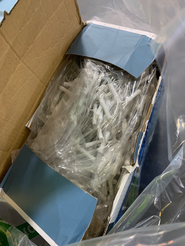 Photo 1 of 1296LED Christmas Lights with 288 Drops, 131ft 8 Modes Christmas String Lights Outdoor, Waterproof Christmas Decorations Fairy Lights with Timer Memory for Party Patio Window Fence Blue & CoolWhite