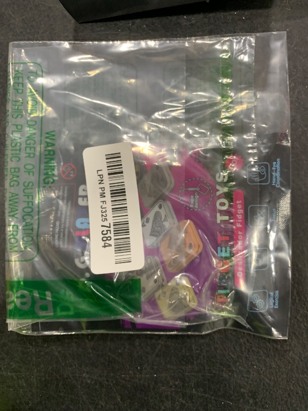 Photo 1 of 3-in-1 Fidget Toys Adults: Spinner, Slider & Clicker – Magnetic Stainless Steel Bearings for Super-Stable Rotation – Stress Relief, Enhanced Focus, and Habit Breaking, Christmas Party Favor Kid(Black)