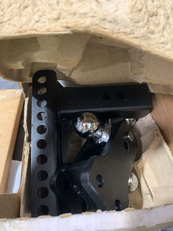 Photo 1 of B&W Trailer ches Tow & Stow Adjustable Trailer Hitch Ball Mount - Fits 2.5" Receiver, Tri-Ball (1-7/8" x 2" x 2-5/16"), 5" Drop, 18,000 GTW - TS20048B