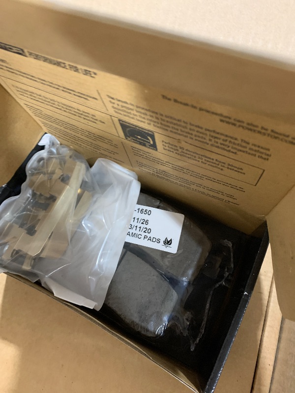 Photo 4 of Power Stop SC8288 Front and Rear Brake Kit With Semi-Coated Brake Rotors and Ceramic Brake Pads & Hardware For Nissan LEAF 2014-2017 [Application Specific]