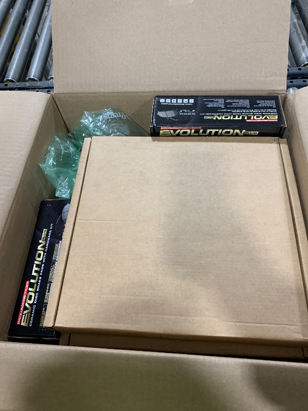 Photo 2 of Power Stop SC8288 Front and Rear Brake Kit With Semi-Coated Brake Rotors and Ceramic Brake Pads & Hardware For Nissan LEAF 2014-2017 [Application Specific]