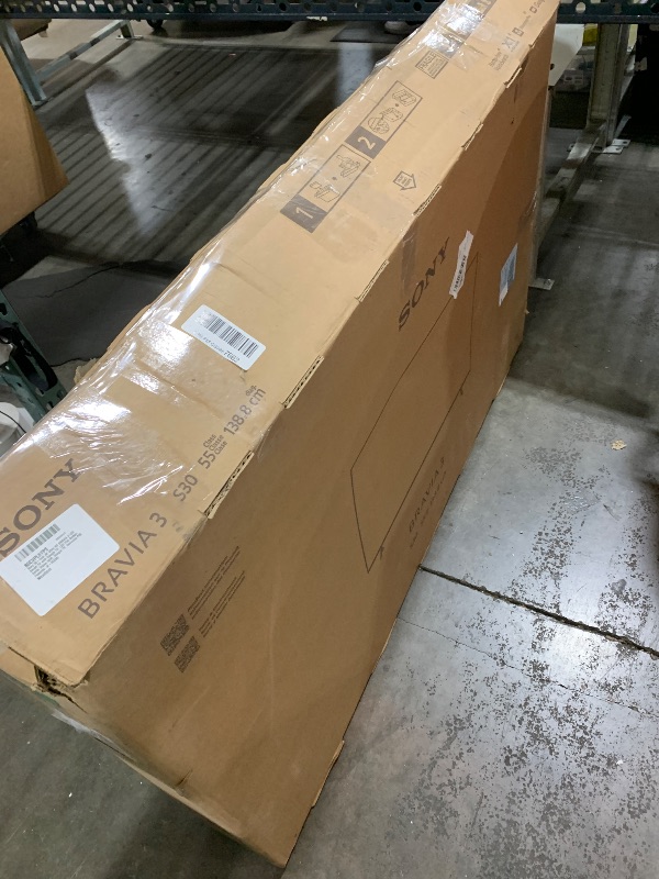 Photo 1 of Sony 55-Inch 4K Ultra HD BRAVIA 3 LED Smart TV with Google TV, LED Flat Screen, Dolby Vision HDR, Google TV, Exclusive PS5 Features, (K-55S30)