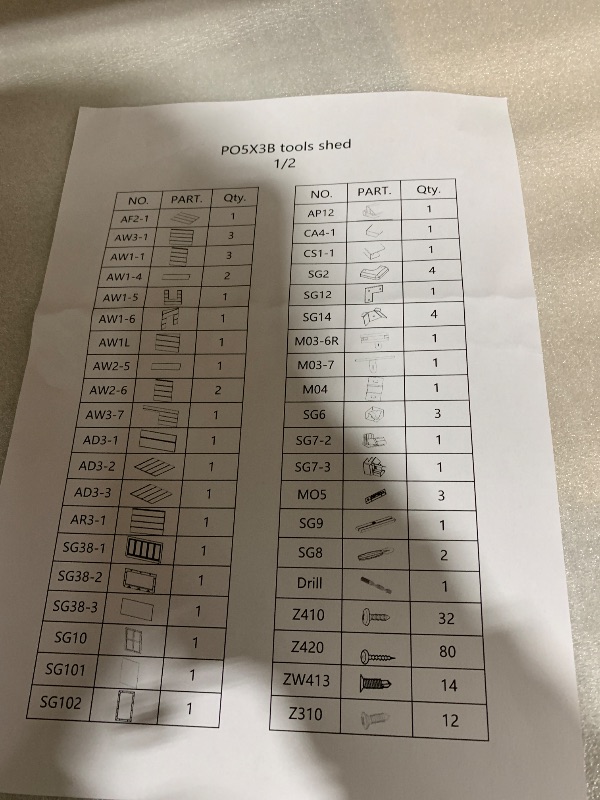 Photo 1 of TOOL SHED GREY 