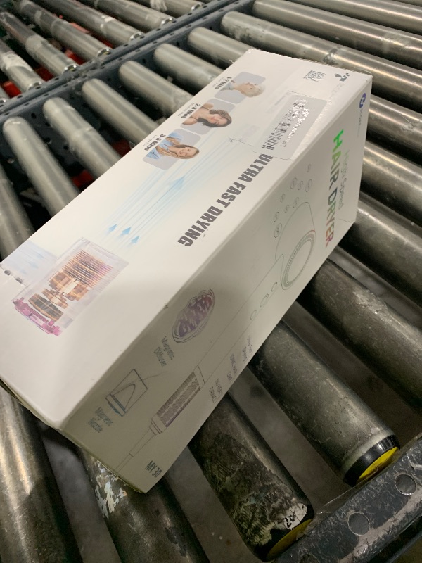 Photo 1 of (OUTLET)slopehill 110,000 RPM Professional Hair Dryer - 0.8lb Ultra-Lightweight, 2 Billion Ion Technology for 98% Frizz Reduction, AI Smart-Temp Control, Magnetic Attachments for All Hair Types (Pink)