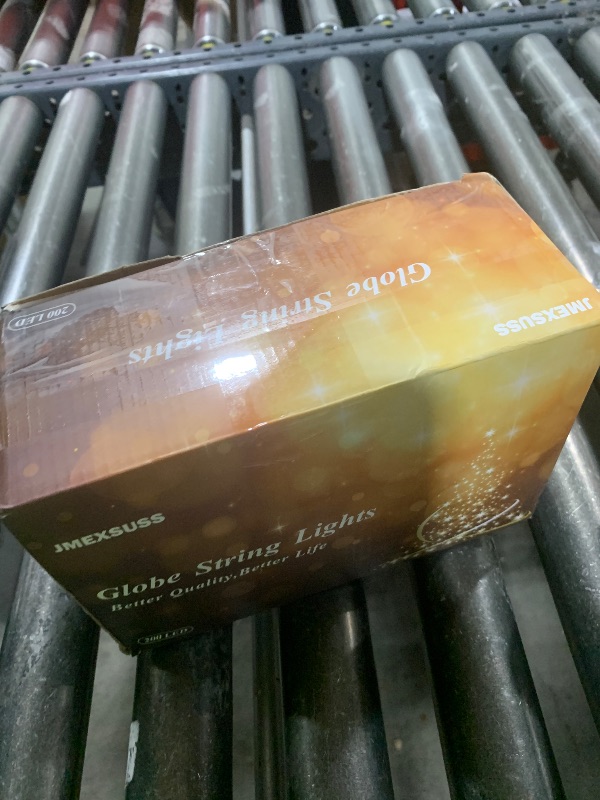 Photo 1 of 100ft Globe String Lights Indoor Outdoor Waterproof, 200 LED Christmas fairy Lights Plug in with Remote, Connectable Hanging Lights for Bedroom Classroom Camping Patio Wedding Garden Decor, Warm White