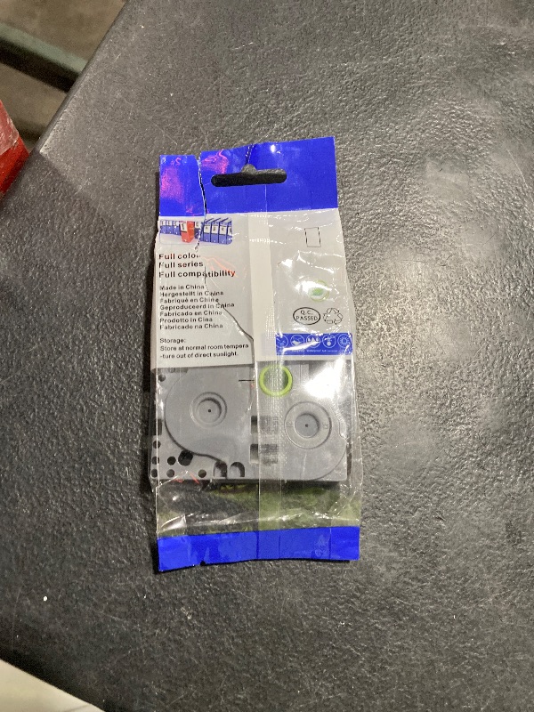 Photo 1 of 1-Pack 12mm 0.47" Laminated White Label Maker Tape Refill – Replacement for Brother TZE2312PK TZe-231 TZ-231, Compatible with Brother P-Touch Label Maker PT-D200 PT-H100 PT-D220 PT-D400AD PT-D400