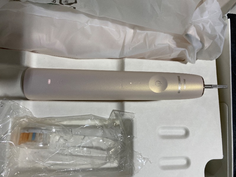 Photo 5 of Philips Sonicare DiamondClean Prestige 9900 Rechargeable Electric Toothbrush with SenseIQ, 5 Premium All-in-One Brush Heads, Plaque Removal, Gum Care, Whitening, Champagne, BD9001AZ