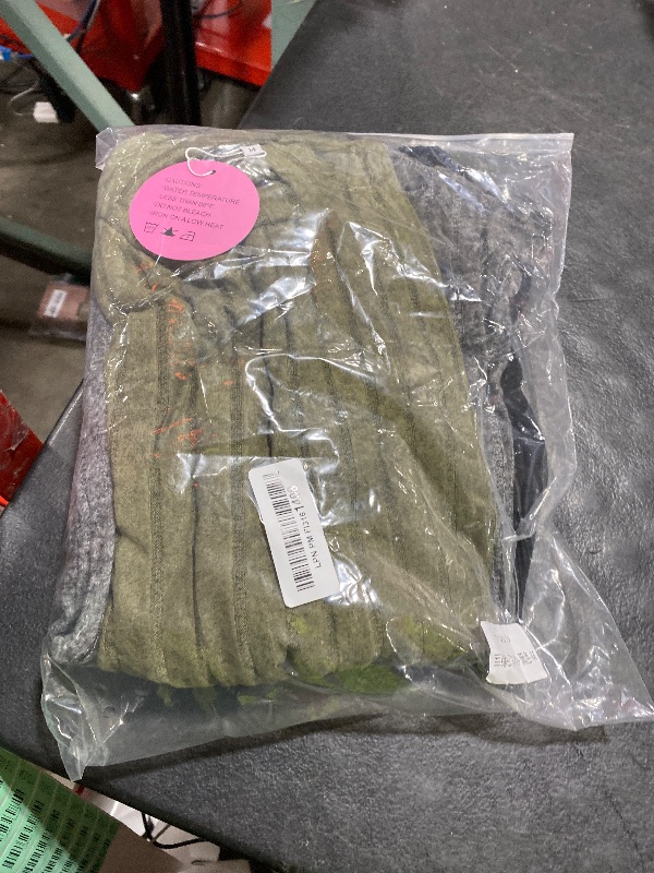 Photo 1 of 3 Pack Women's Mock Turtleneck Sweaters, Long Sleeve Ribbed Knit Tops, Fit Soft Thermal Underwear, Lightweight Fall Pullover(Army Green, Dark Gray, Black,M)
