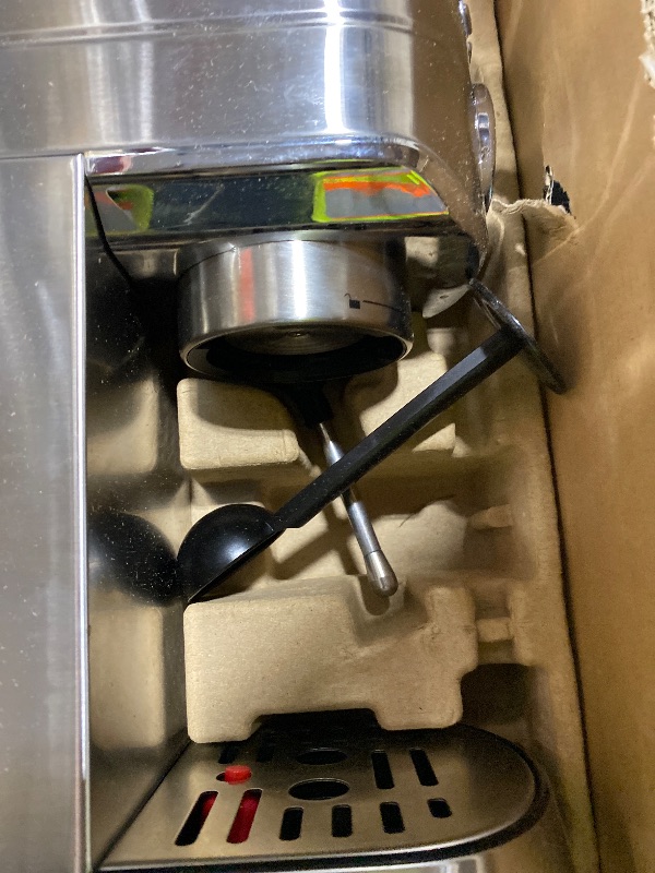 Photo 1 of CASABREWS CM5418 Espresso Machine 20 Bar, Compact Espresso Maker with Steam Milk Frother, Stainless Steel Coffee Machine with 34oz Removable Water Tank for Cappuccino, Gift for Women or Men, Silver