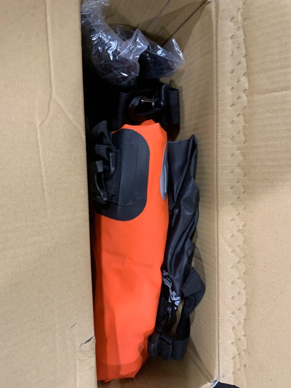 Photo 1 of Waterproof Duffel Bag - Motorcycle Dry Bag Tail Bag with Large Storage Space, Waterproof Luggage Duffle Bags with Outer Mesh Zipper Pocket for Camping, Kayaking, Fishing & Traveling