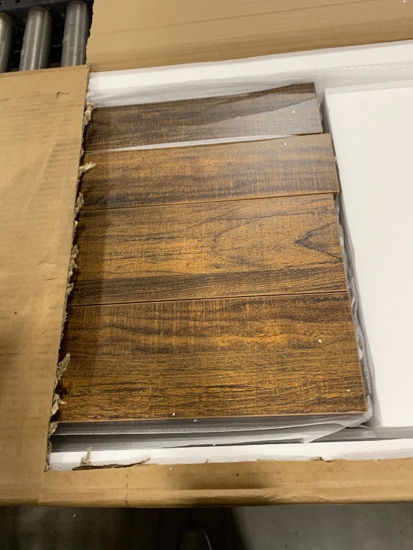 Photo 1 of LITTLE TREE 63-Inch Wood Entryway Table, Long Farmhouse Narrow Console Table for Living Room, Hallway, Sofa, Entry, Entrance, Foyer, Behind Couch with 2-Tier Shelves, Brown