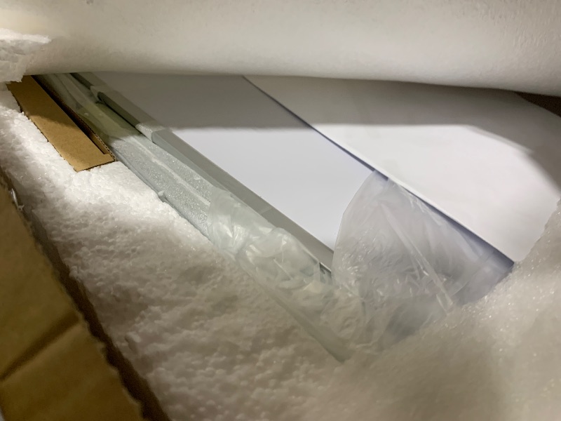 Photo 3 of TokeShimi 40x32 Inch LED Medicine Cabinet with Lighted Mirror, 3 Color Stepless Dimming Bathroom Cabinet with Defogger Tempered, CRI 80+, Anti-Fog, Memory Funtion, Wall Lit Mirror with Storage