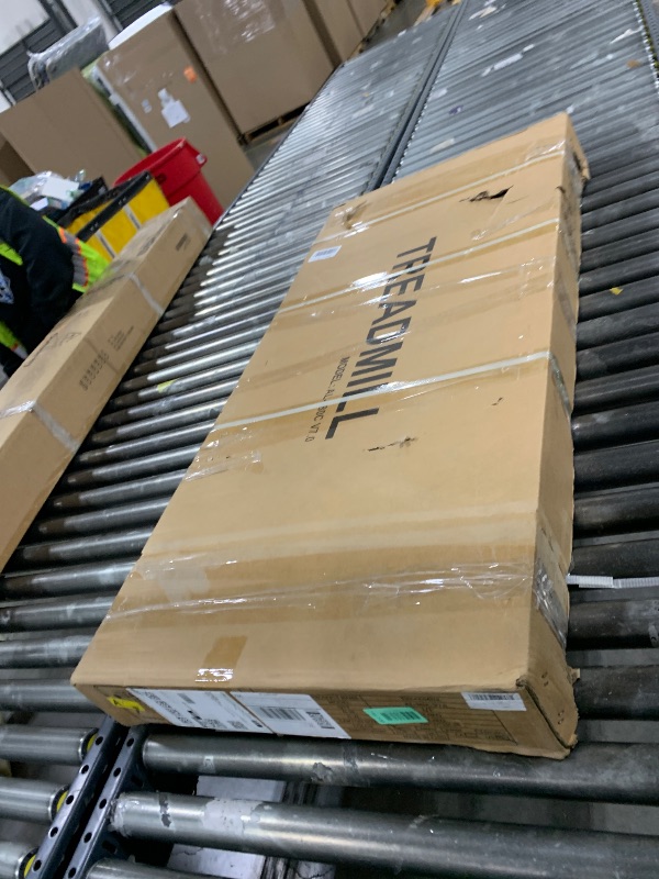 Photo 1 of Treadmill with Handles, 2025 Upgraded Small Treadmills Home, Portable Electric Treadmills for Home 300 lbs Capacity,Walking Pad Treadmill,Lightweight Folding Foldable Walking Pad with LED Display