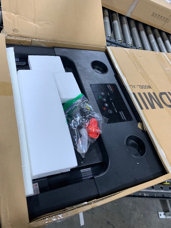 Photo 1 of Treadmill with Handles, 2025 Upgraded Small Treadmills Home, Portable Electric Treadmills for Home 300 lbs Capacity,Walking Pad Treadmill,Lightweight Folding Foldable Walking Pad with LED Display