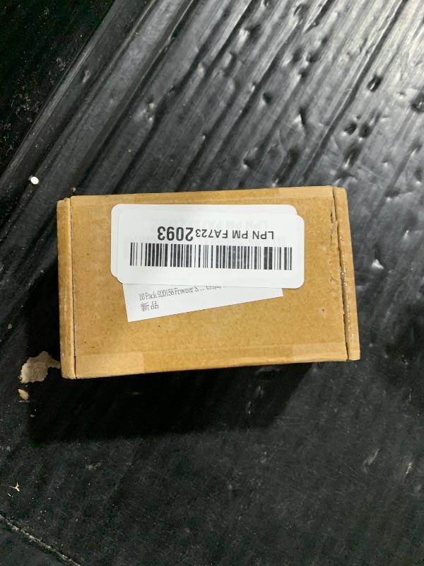 Photo 1 of 10 Pack 920158 Freezer Shelf Clip, Stainless Steel Fridge Cooler Shelf Support Clips, Refrigerator Refrigerated Shelf Replacement Clip Brackets, Curved Fridge Buckles Clips, Metal Shelf Clips