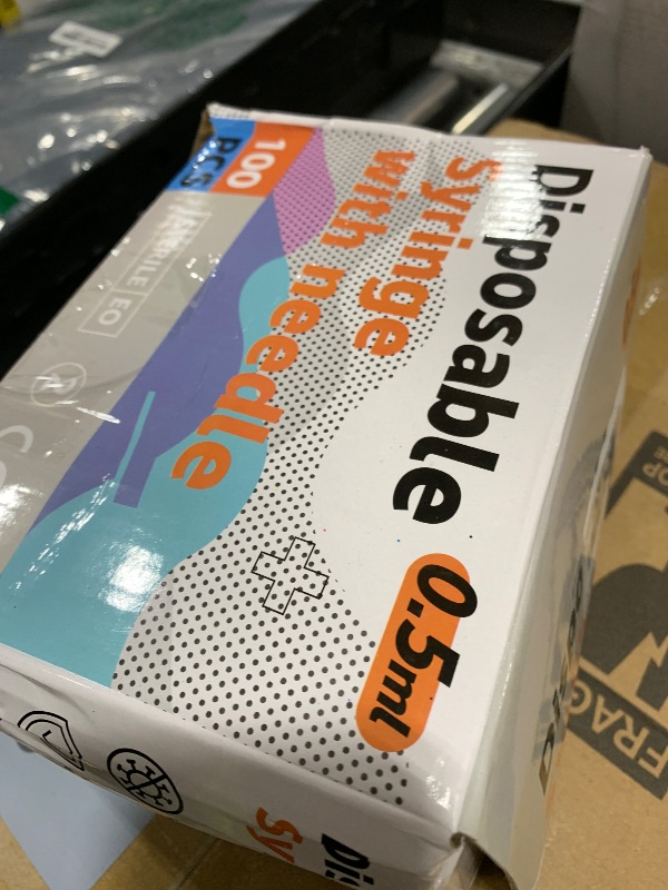 Photo 1 of 0.5mL Syringe 30G 5/16 Inch 8mm, Individually Wrapped, Pack of 100