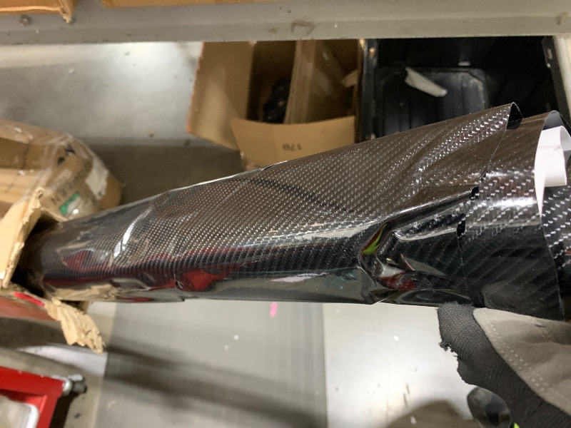 Photo 1 of Heinaroman 5D Carbon Fiber Vinyl Wrap for Body Protection Scratch Resistance Air Release Technology 5 X 5FT Car Wrap