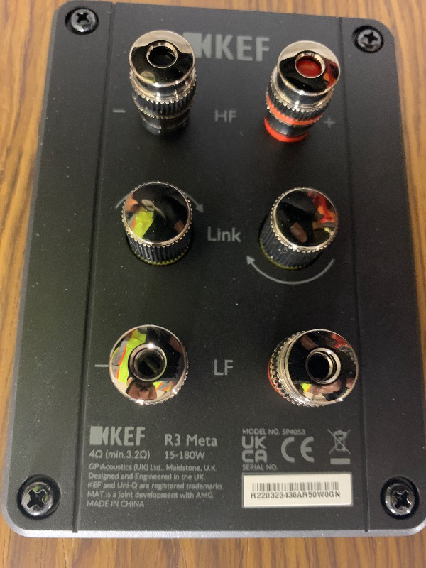 Photo 1 of **HAS MINOR DAMAGE**KEF R3 Meta (Walnut, Pair)