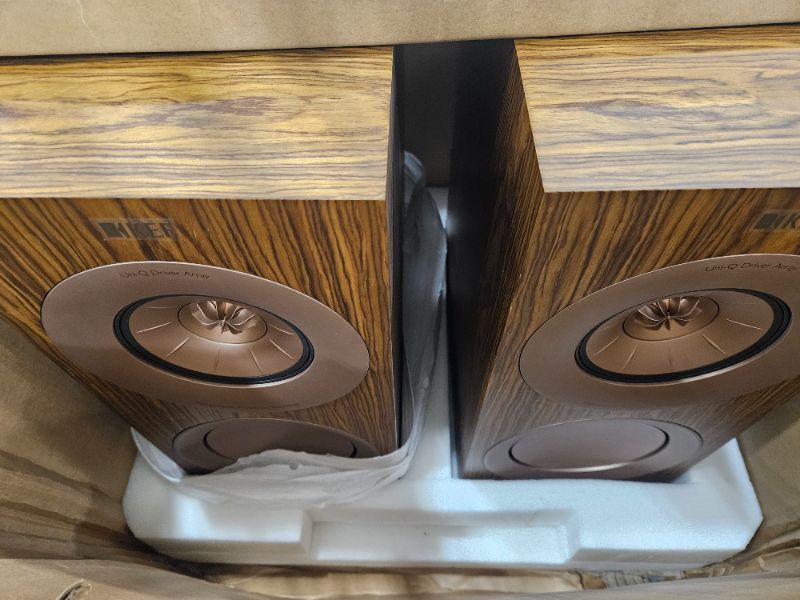 Photo 1 of **HAS MINOR DAMAGE**KEF R3 Meta (Walnut, Pair)