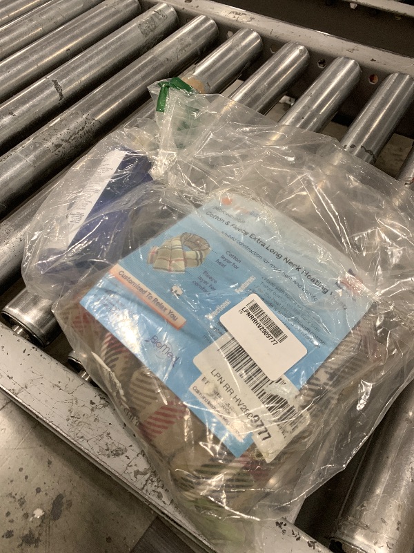 Photo 1 of SunnyBay Microwave Heating Pad, Microwavable Moist Heated Neck and Shoulder Wrap, Versatile Weighted Beanbag Cold Pack or Warm Compress for Pain Relief, 26x4 Inches, Made in USA, London