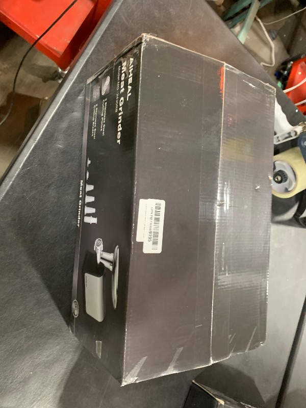 Photo 1 of Electric Meat Grinder, Sausage Stuffer with 3 Sausage Tubes, 2 Blades, 3 Plates, 3200W Max, Meat Grinder Heavy Duty for Home Kitchen Use, Stainless Steel (Blue)